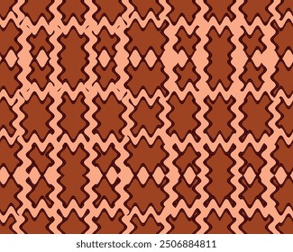 zig zag line pattern with mocha color
