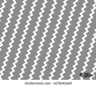 Zig Zag line pattern. Line wavy background. Wave texture vector - illustration