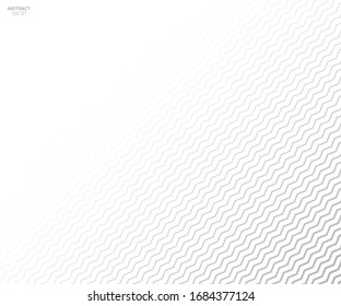Zig Zag line pattern. Line wavy background. Wave texture vector - illustration