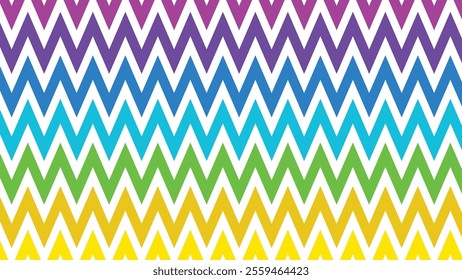 zig zag multi colour vector background 