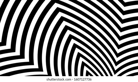 Zig Zag Pattern Optical Illusion Effect Stock Vector (Royalty Free ...