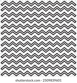 Zig Zag Pattern Tape Icon. EPS 10.