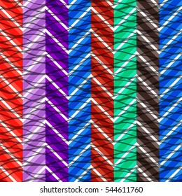 Zig zag pattern vector abstract. Colorful zigzag background.