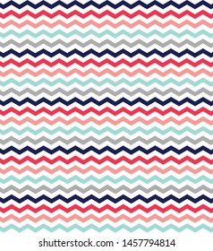 zig zag pattern/wallpaper/texture vector design blue,pink grey and white background
