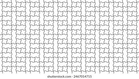 Bloques de pavimentación Zig zag. Patrón de múltiples baldosas. Textura de ladrillo entrelazada del metro sin costuras en Vector. Textura de fondo digital e impresión moderna.	