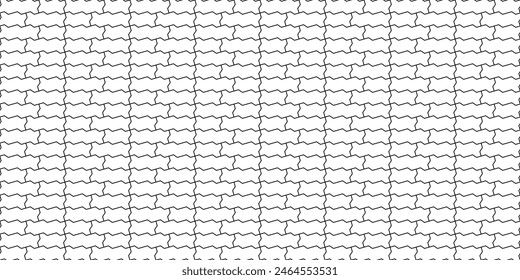 Bloques de pavimentación Zig zag. Patrón de dos baldosas. Textura de ladrillo entrelazada del metro sin costuras en Vector. Textura de fondo digital moderna.	