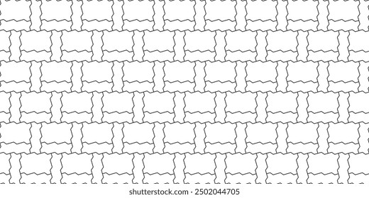 Bloques de pavimentación en zig zag. Patrón de dos azulejos. Paisaje sin fisuras entrelazando la textura del ladrillo del metro en Vector. Textura de fondo digital moderna.	