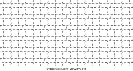 Bloques de pavimentación en zig zag. Patrón de dos azulejos. Paisaje sin fisuras entrelazando la textura del ladrillo del metro en Vector. Textura de fondo digital moderna.