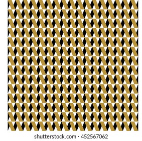 Zig Zag ribbon pattern. Vector seamless pattern. Modern stylish texture. Trendy graphic design.