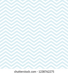 Zig Zag Seamless Baby Pattern With Turquoise Chevron