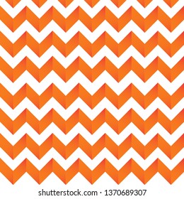 zig zag seamless pattern orange gradation design vector