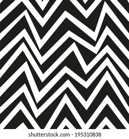 Zig Zag Seamless Pattern. Vector Illustration