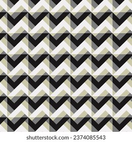 Zig zag seamless pattern.Wavy chevron abstract background.Vector illustration.