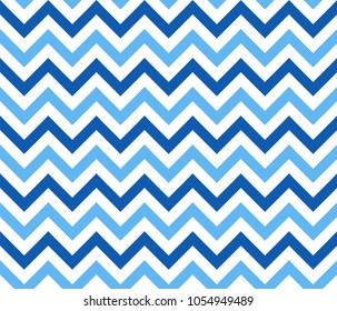 ZIG ZAG SEAMLESS VECTOR PATTERN. BLUE HERRINGBONE TEXTURE. STRIPED LINES BACKGROUND