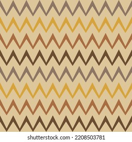Zig zag seamless vector pattern retro style