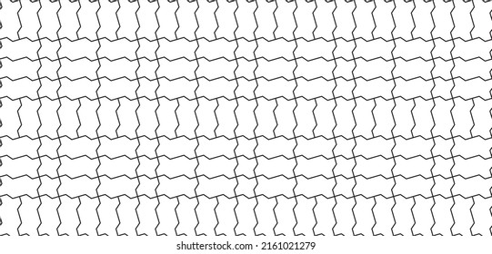 Zig zag shape paving blocks design. Two types of outdoor bricks pattern combination in vector se no.6