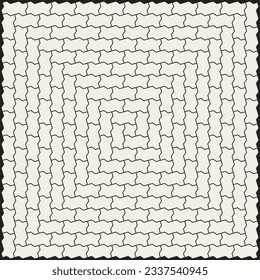 Zig zag shape paving blocks design in square. Seamless zigzag bricks pattern. Modern stylish texture. Digital backdrop idea. 