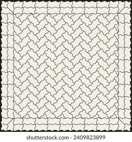 Zig zag shape paving blocks design in square. Subway tiles pattern. Modern stylish texture. Digital backdrop idea.