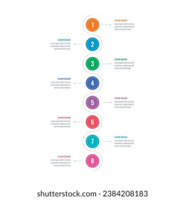 zig zag and wavy infographic template. eight option informational templates. business, web, magazine, internet, annual report infographic template