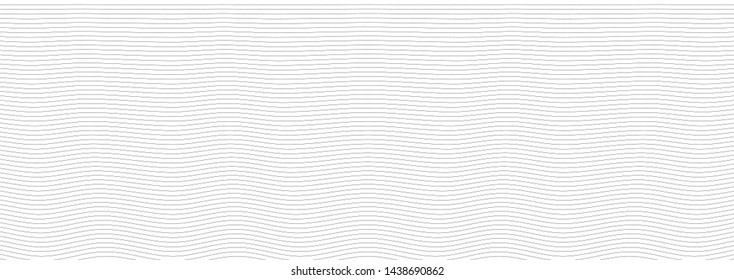 Zig zag wavy lines horizontal geometric pattern decoriative monochrome black line art graphic background header banner vector design element empty blank template no people nobody