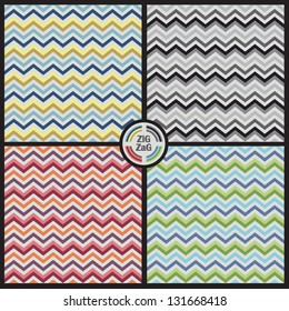 Zig-Zag 4 background colors palette