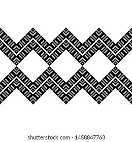 Zigzag. Art seamless pattern. Ethnic print. Multicolored. Boho. Traditional ornament. Folk motif. Vector geometric background. Can be used for social media, posters, email, print, ads designs.
