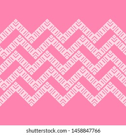 Zigzag. Art seamless pattern. Ethnic print. Multicolored. Boho. Traditional ornament. Folk motif. Vector geometric background. Can be used for social media, posters, email, print, ads designs.