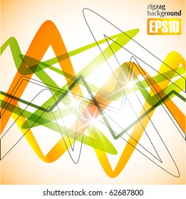 zigzag background, eps10
