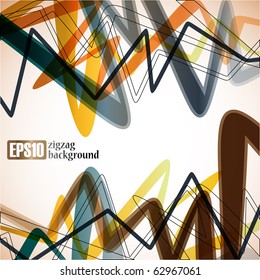 zigzag background, eps10