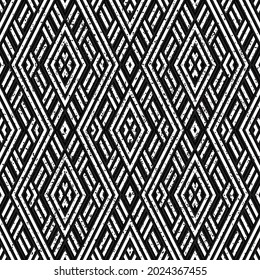 Zigzag black and white segments _4_. Seamless vector illustration eps 10.