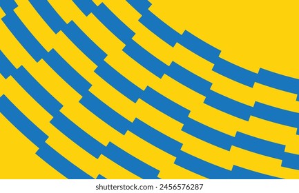 Zigzag Blue Yellow Background. thumbnail video print web background.