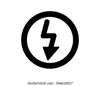 zigzag bottom arrow image vector icon logo symbol