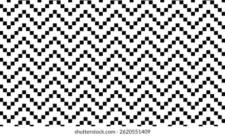 zigzag chevron seamless pattern, abstract wave line texture background. Set of minimal geometric textures with zig zag stripes, modern vector swatches for trendy designs.