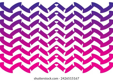 Zigzag chevron seamless pattern in black vector.