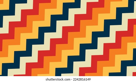 zigzag color background or retro background or steps pattern