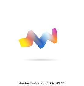 zigzag color stock vector illustration