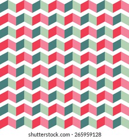 zigzag colorful geometric seamless pattern background