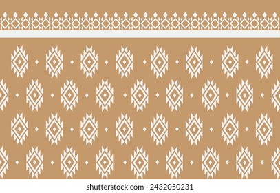 Zigzag design is smooth. Stripes in ikat diagonals. Abstract geometric chevron artwork, wall covering. Vector texture with tribal ethnicity. Aztec design. traditional needlework. Rugs from African