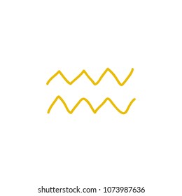 zigzag doodle icon