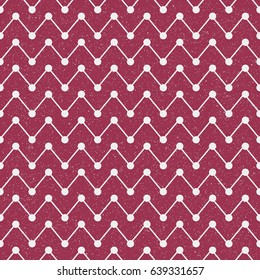 zigzag with dot seamless pattern , background , Modern style , vector.
