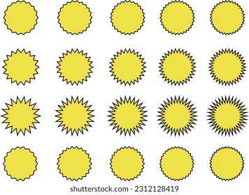 
Zigzag Frame Set, Perfect Circles