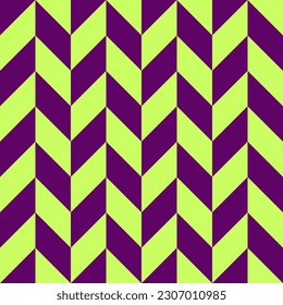 Zigzag geometric seamless pattern. Modern op art striped abstract background. Vector illustration.