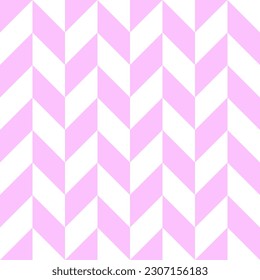 Zigzag geometric seamless pattern. Modern op art striped abstract background. Vector illustration.
