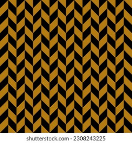 Zigzag geometric seamless pattern. Modern op art striped abstract background. Vector illustration.