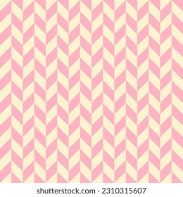 Zigzag geometric seamless pattern. Modern op art striped abstract background. Vector illustration.