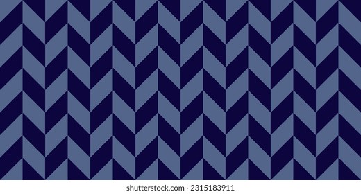 Zigzag geometric seamless pattern. Modern op art striped abstract background. Vector illustration.