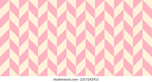 Zigzag geometric seamless pattern. Modern op art striped abstract background. Vector illustration.