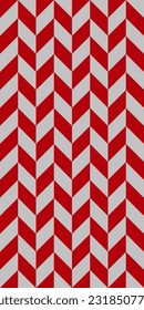 Zigzag geometric seamless pattern. Modern op art striped abstract background. Vector illustration.