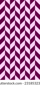 Zigzag geometric seamless pattern. Modern op art striped abstract background. Vector illustration.