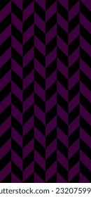 Zigzag geometric seamless pattern. Modern op art striped abstract background. Vector illustration.
